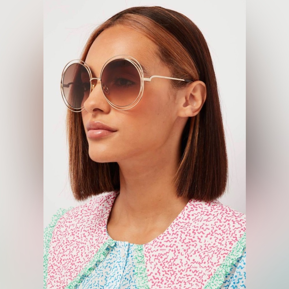 Chloé gold sunglasses